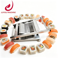 Coupe-sushi manuel en acier inoxydable, trancheuse à sushi commerciale pour rouleaux de maki, outil de découpe de sushi pour bar à sushi, restaurant