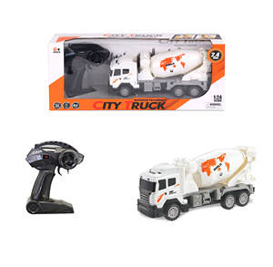 Camiones mezcladores de hormigón blanco <span class=keywords><strong>rc</strong></span> para <span class=keywords><strong>6</strong></span> años + niños, juguetes de control inalámbrico de 2,4 Ghz, 4 canales, venta - Product Image 4