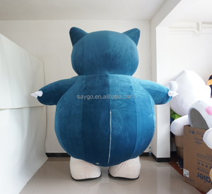 Disfraz de Anime, Cosplay Inflable de <span class=keywords><strong>Kirby</strong></span> Azul, Disfraz de Mascota, Cosplay Personalizado de Personajes de Dibujos Animados, Disfraces de <span class=keywords><strong>Kirby</strong></span> para Adultos y Niños - Product Image 5