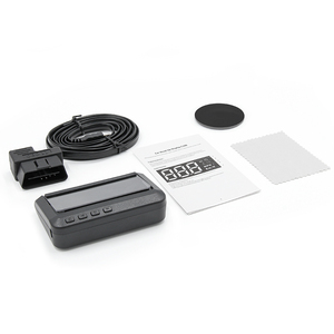 New Arrival 3 Inch C100 Đồng Hồ Tốc Độ Báo Động Ô Tô Xe HUD Không Dây Head Up <span class=keywords><strong>Display</strong></span> OBD2 - Product Image 4