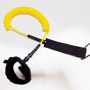 Laisse de sécurité enroulée en spirale en TPU de 5,5 mm pour planche à pagaie et sports nautiques – Autonomie Surfboard - Product Image 1