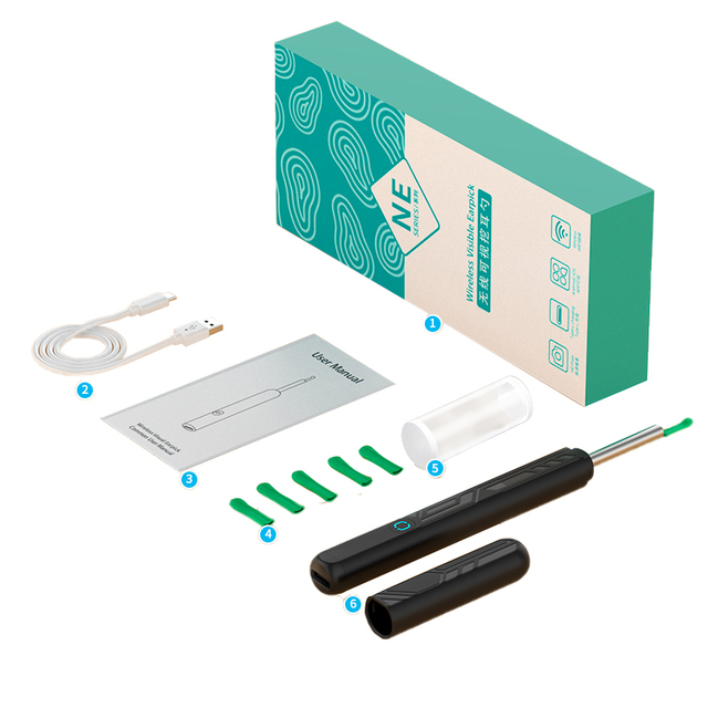 ODM/OEM Ear Cleaner with Camera WIFI  Visual Ear Cleaner Machine Ear Wax Removal Tool
