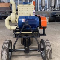 Nouvelle conception de broyeur de sciure à alimentation forcée Machine de fabrication de sciure de bois en poudre fine