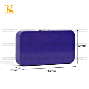 Tinsmaker bán buôn tùy chỉnh in logo trẻ em kháng thuốc hộp thiếc OEM & ODM con bằng chứng bản lề <span class=keywords><strong>tin</strong></span> hình chữ nhật hộp kim loại - Product Image 6