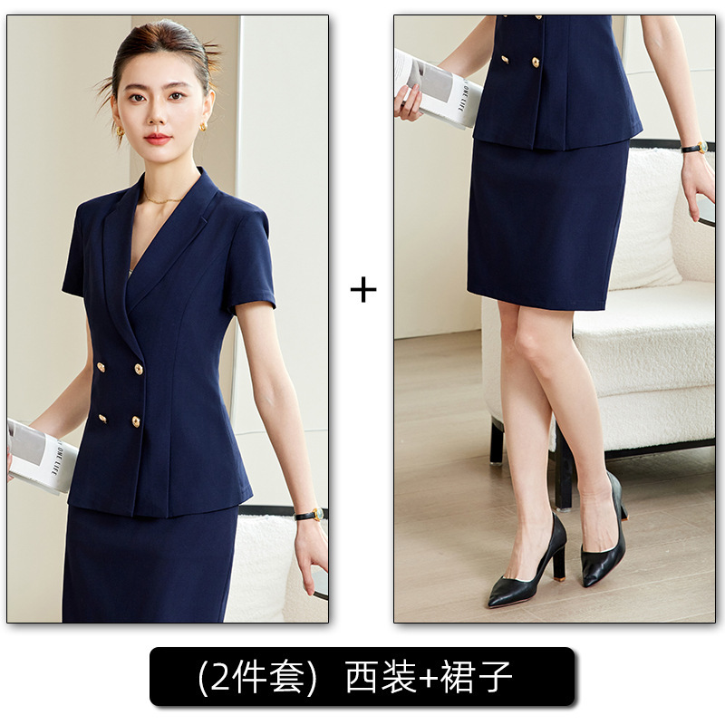 blue suit dress