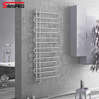 SANIPRO haute qualité OEM Service nouveau Design salle de bain cintre couverture séchage plus chaud électrique chauffant serviette chaud support