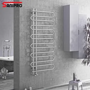 SANIPRO באיכות גבוהה OEM שירות חדש עיצוב אמבטיה בגדי שמיכת קולב ייבוש חם חשמלי מחומם מגבת חם מתלה