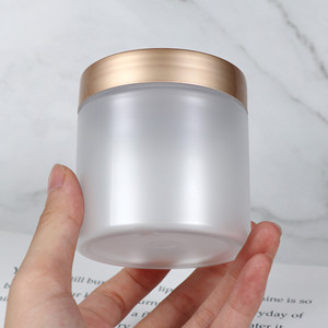 fancy 4 oz plastic jar with rose gold lid 8 oz frosted plastic jars with lids