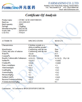 Additifs alimentaires acide citrique Acidulant monohydrure 25 kg/sac acide citrique ensign