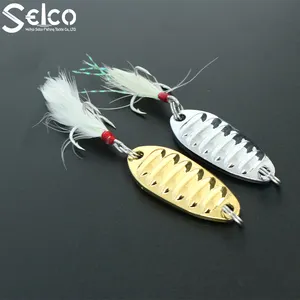 Selco High Quality Ep 2.5G-25G Spoon Lure Blanks 20G in lega di zinco Ocean Spinner Baits in lega di zinco