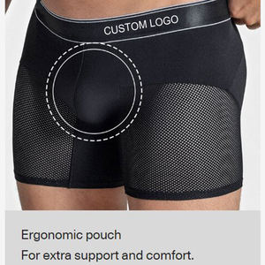 PATON Boxer en maille de haute technologie ComfortTech sur mesure avec pochette ergonomique Sous-vêtements mi-hauts pour hommes - Product Image 6