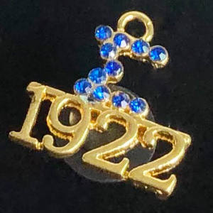 Breloques de chaussures Sigma Gamma Rho Ornements de chaussures SGRho Gold Caniche Jewels 1922 Sandal Charms Accessoire de chaussure - Product Image 5