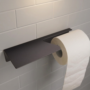 Modern Wall Mount Toilet Paper Holder Stainless Steel Rectangular Minimalist <b>Bathroom</b> <b>Accessory</b> - Product Image 2