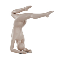 Neues Design Ganzkörper-Fiberglas-Damen-Yoga-Schneiderpuppe mit Kopf für Bekleidungspräsentation