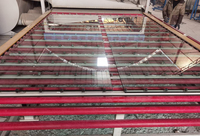 Verre trempé transparent massif sur mesure, panneau unique, résistant aux chocs, haute résistance industrielle, durable, résistant aux rayures, 5 ans