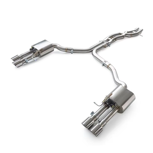 Sistema de Escape Catback con Válvula Inteligente para <span class=keywords><strong>Audi</strong></span> A8 <span class=keywords><strong>A8L</strong></span> D4 3.0T 2011-2017, Acero Inoxidable, Ajuste Perfecto, Venta Directa de Fábrica - Product Image 6