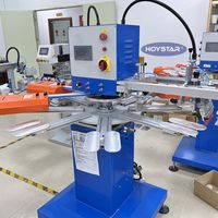 Máquina de serigrafía automática de 2 colores para imprimir Calcetines antideslizantes