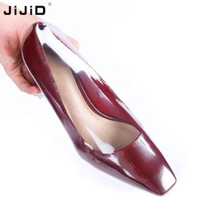 Scarpe da donna JIJID in PVC con maniche termoretraibili stile scarpe termoretraibili da uomo pellicola termoretraibile - Product Image 4