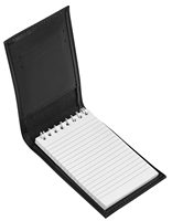 Porte-bloc-notes multifonction en cuir fait main, blocs-notes 3x5, carnet de poche rechargeable, style bureau pour le droit