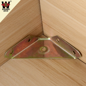 Support d'angle en acier Disway épaissi, blanc cassé, pour lit, armoire, fixation murale - Product Image 3