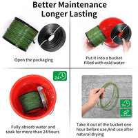 Haute qualité 3.2mm * 1LB coupe-herbe ligne Nylon cordon fil chaîne tondeuse à gazon pièces débroussailleuse accessoires tondeuse électrique pièces