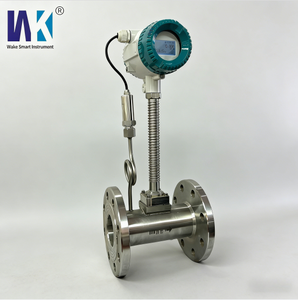 デジタルリモートフランジ渦流量計インテリジェント蒸気圧縮空気ガスカウント表示流量計4-20ma 12-24VDC流量計 - Product Image 3