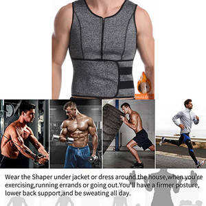 Ventes directes d'usine Corset de mise en forme du corps pour hommes Wicking Sportswear Fitness Corset Vest - Product Image 5
