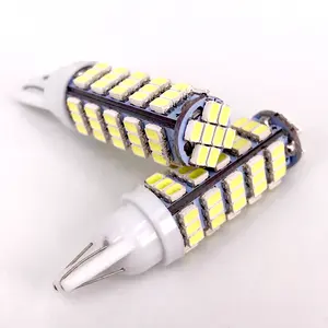 Lâmpadas de led automotivas, t10, 1206, 68smd, w5w, 194, 927, 161, leds, para iluminação de caminho, para placa, dc12v, t10