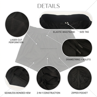 Shorts de course pour hommes de haute qualité, respirants, à séchage rapide, 5 pouces, personnalisés, en maille, imperméables, en tissu ripstop en nylon, vêtements de sport