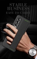 Casing pelindung ponsel Samsung Galaxy Z, casing pelindung tipe gelang elastis, penutup ponsel Matte dengan tali pergelangan tangan elastis