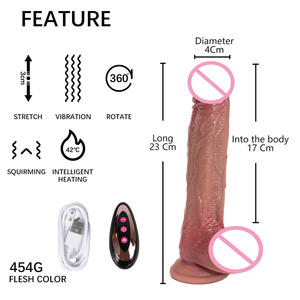 <span class=keywords><strong>Venas</strong></span> realistas Consolador grueso suave Masturbadores <span class=keywords><strong>Polla</strong></span> grande Piel súper real Silicona Ventosa realista <span class=keywords><strong>Polla</strong></span> Gran consolador enorme - Product Image 1