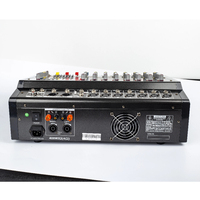 Mixer Audio Aktif JBHKJ KCT-1390D Metal 9-Channel dengan Input Stereo 7-Line, Surround Sound, Power Amplifier 350Wx2 Terintegrasi, 16 Saluran