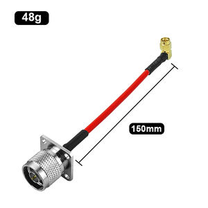 Cable Coaxial RG141RF Semiflexible RG402, Cables de Comunicación con Conector N Macho en Ángulo Recto de 90 Grados, 50 ohmios - Product Image 6