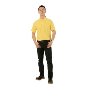 Chemises décontractées pour hommes en polyester/coton tricoté imprimé, anti-rides, de haute qualité, 220g, longueur standard, personnalisables OEM, vente en gros - Product Image 1