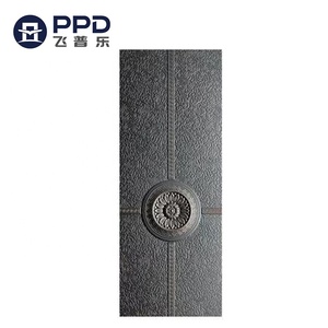 Nouvelle conception de porte en acier CR/GI, revêtement de porte en métal, tôle de porte avec prix compétitif - Product Image 3