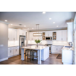 Diretta della fabbrica Su Misura <span class=keywords><strong>Cucina</strong></span> in Stile Moderno Mobili In Legno Appeso <span class=keywords><strong>A</strong></span> <span class=keywords><strong>Parete</strong></span> di Montaggio Mobili da <span class=keywords><strong>cucina</strong></span> <span class=keywords><strong>con</strong></span> Isola <span class=keywords><strong>Tavolo</strong></span> - Product Image 1