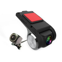 Caméra embarquée USB pour écran Android - Vision nocturne HD 1080P, ADAS, WiFi & GPS, fonction filigrane, Plug & Play, DVR de voiture