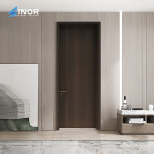 Portes intérieures modernes en PVC stratifié avec bordure en bois massif et surfaces peintes en mat - Product Image 2