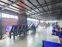Usine de tri des déchets solides municipaux (MSW) de 10 à 500 TPD, ligne de recyclage MSW, machine de tri par tambour, plateforme manuelle, séparateur de tri pneumatique