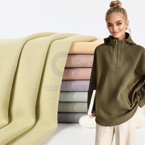 Vải dệt kim hai mặt 380gsm 69.3% cotton pha trộn với Polyester & Spandex cho áo khoác nữ và áo - Product Image 2