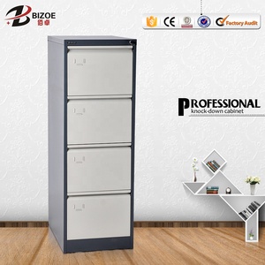 Nội Thất Văn Phòng Cũ Chất Lượng Cao Tủ Hồ Sơ Đứng Bằng Thép 4 Ngăn Kích Thước Tùy Chỉnh - Product Image 2