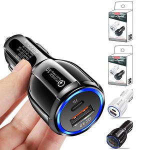 Ricarica Veloce USB C Tipo c Caricatore Doppia Porte Adattatori di Alimentazione per <span class=keywords><strong>Telefono</strong></span> 13 14 15 16 Pro Max Samsung <span class=keywords><strong>htc</strong></span> Android <span class=keywords><strong>Telefono</strong></span> - Product Image 2