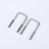 Écrou en U CNC haute résistance, collier de serrage pour tuyau en acier au carbone, galvanisé à chaud, plaqué zinc, usinage par électroérosion, usage industriel, tailles personnalisées, durable