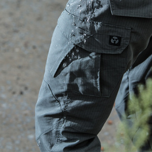 <span class=keywords><strong>Pantalon</strong></span> cargo extensible personnalisable pour <span class=keywords><strong>homme</strong></span>, <span class=keywords><strong>pantalon</strong></span> à taille élastique pour la randonnée, le trekking et l'usage quotidien - Product Image 2