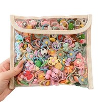 Ensemble de 50/100 bandeaux pour enfants, mignons, de couleur bonbon, petite taille, mini bandeaux pour le pouce, bandeaux de dessin animé mignons, accessoires pour cheveux