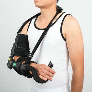 HKJD Immobilisateur médical ROM Coudière Coude Soulagement de la douleur Réglable Orthopédique Post Op Réglable Coudière articulée - Product Image 4
