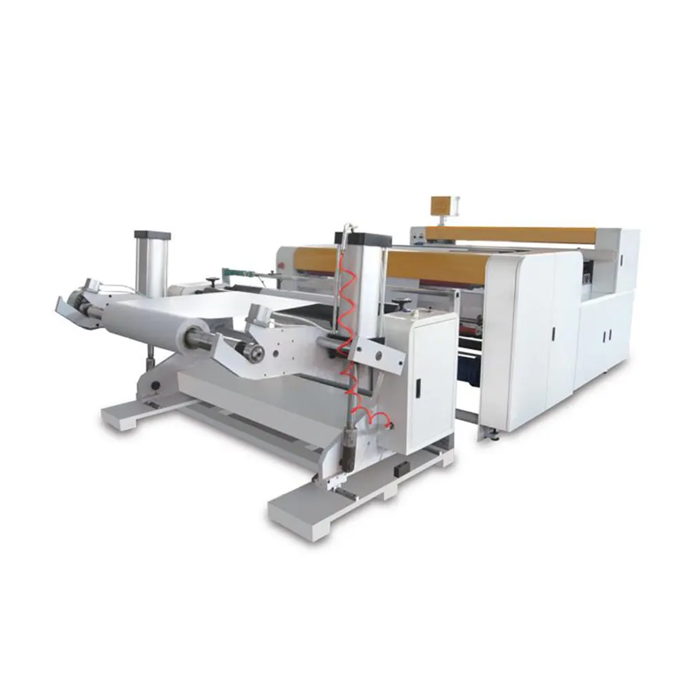 Máquina de rebobinado y corte de papel térmico POS, máquina de corte de papel