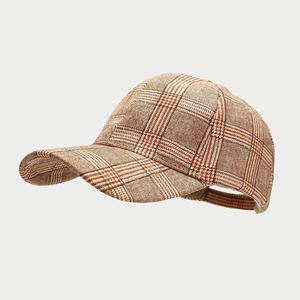 Wholesale New Houndstooth Plaid Design Baseball <b>Cap</b> for <b>Women</b> Spring Fall Autumn Sports Fashionable Checkered Sports <b>Cap</b> Hat - Product Image 2