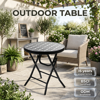 Table basse pliable en verre, portable, durable, légère, écologique, moderne, imperméable, couleur personnalisée, meubles de salon