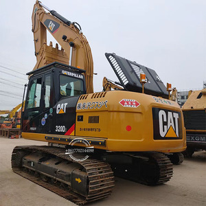 Excavadora Usada de 20 Toneladas Fabricada en Japón, Caterpillar de Segunda Mano, Excavadora Grande CAT 320D 320d2, Excavadora de Cadenas Caterpillar 320 en Stock - Product Image 1